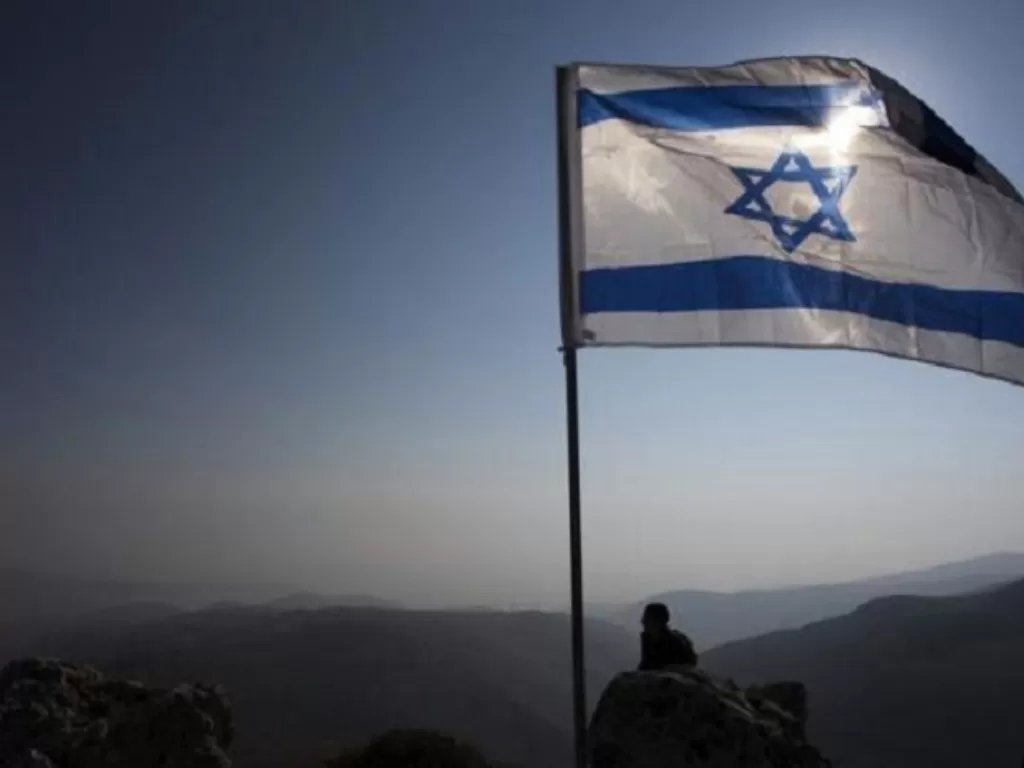 Ilustrasi bendera Israel. (REUTERS/Ammar Awad)