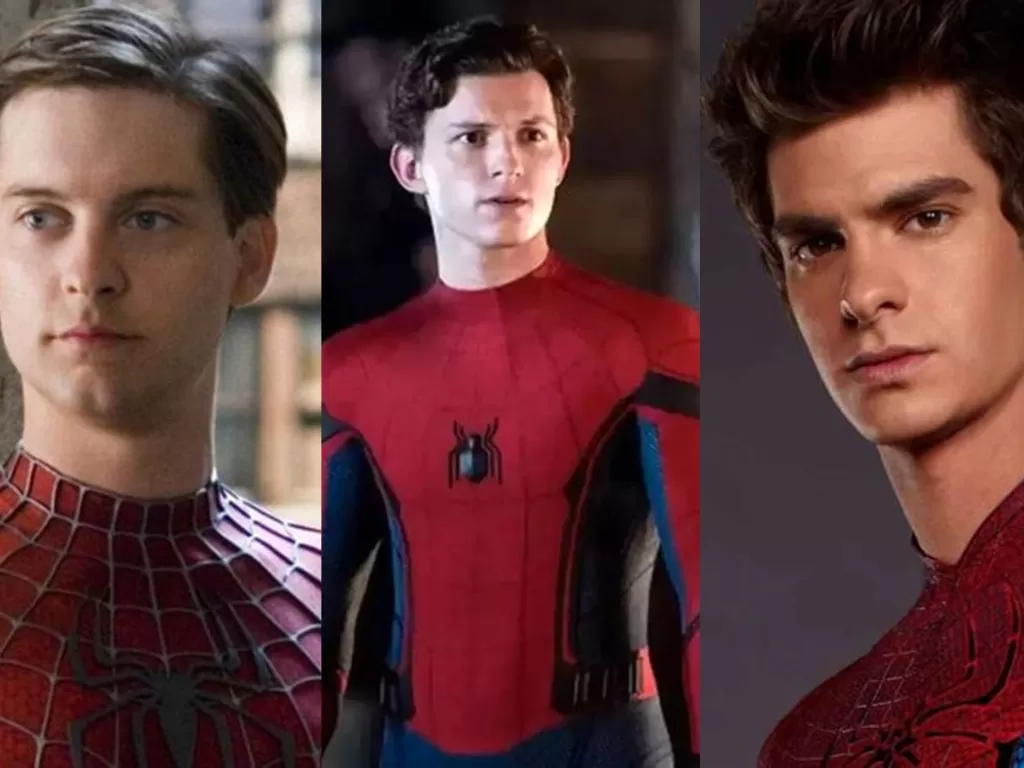 Spider-Man versi Tobey Maguire, Tom Holland dan Andrew Garfield (Istimewa)