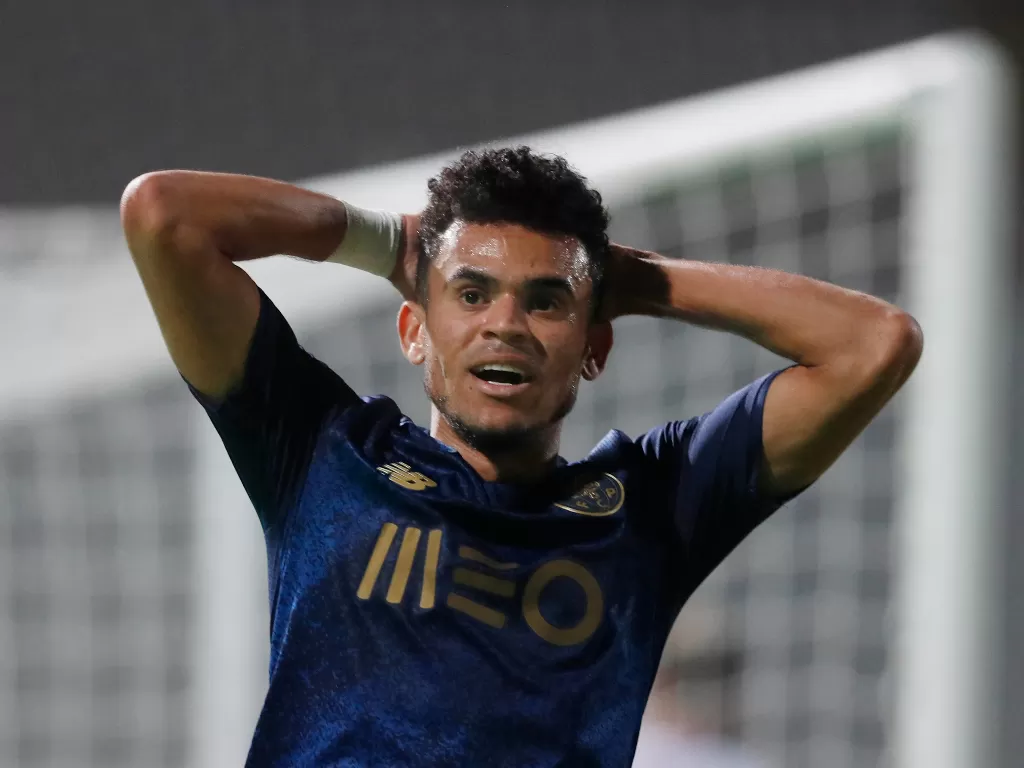 Penyerang FC Porto, Luis Diaz. (REUTERS/Pedro Nunes)