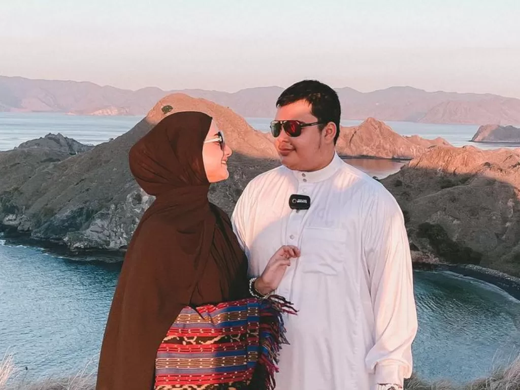 Nadzira Shafa dan Ameer Azzikra. (Instagram/enazirashf_)