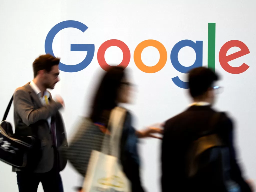 Perusahaan Google tambah cuti untuk karyawan. (REUTERS/Charles Platiau)