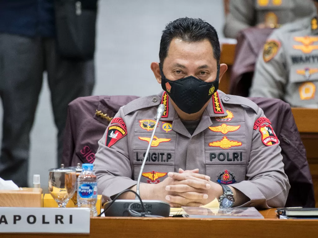 Kapolri Jenderal Pol Listyo Sigit Prabowo. (ANTARA/Aditya Pradana Putra)