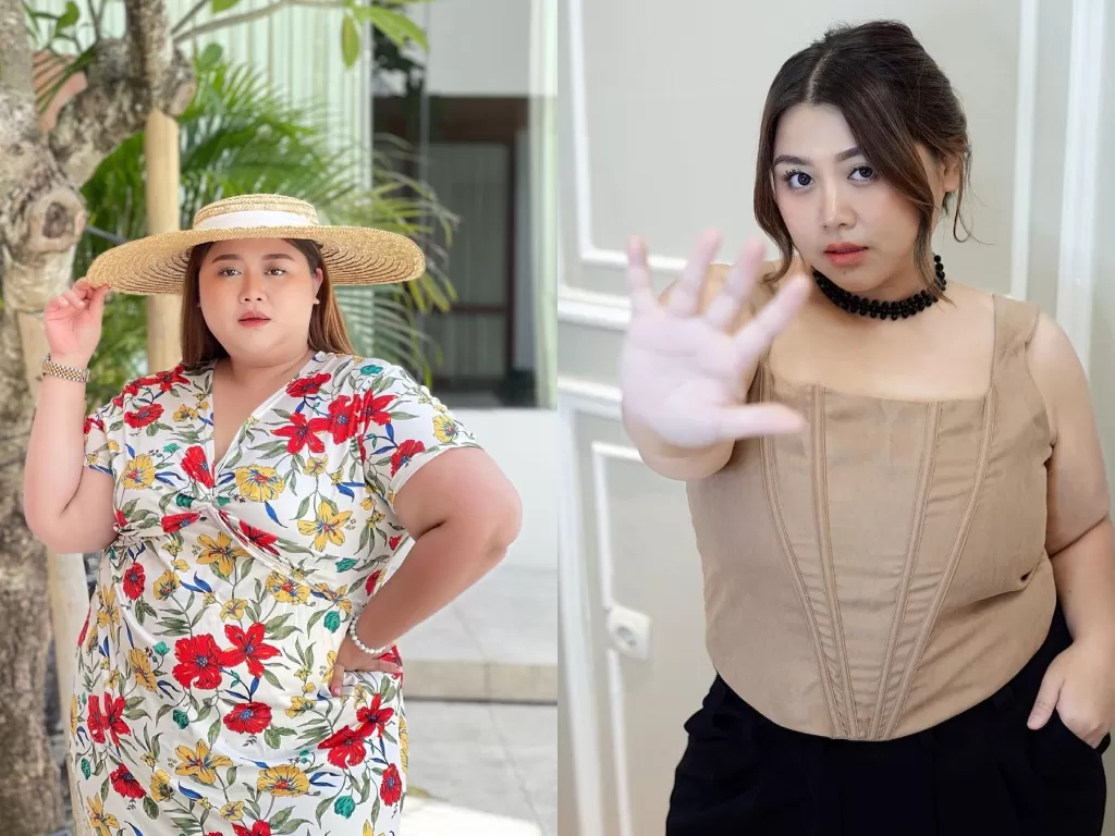 Clarissa Putri sebelum dan sesudah diet. (Instagram/@clarissaputri_)