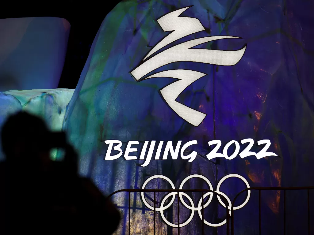 Simbol Olimpiade Beijing 2022. (REUTERS/Fabrizio Bensch)