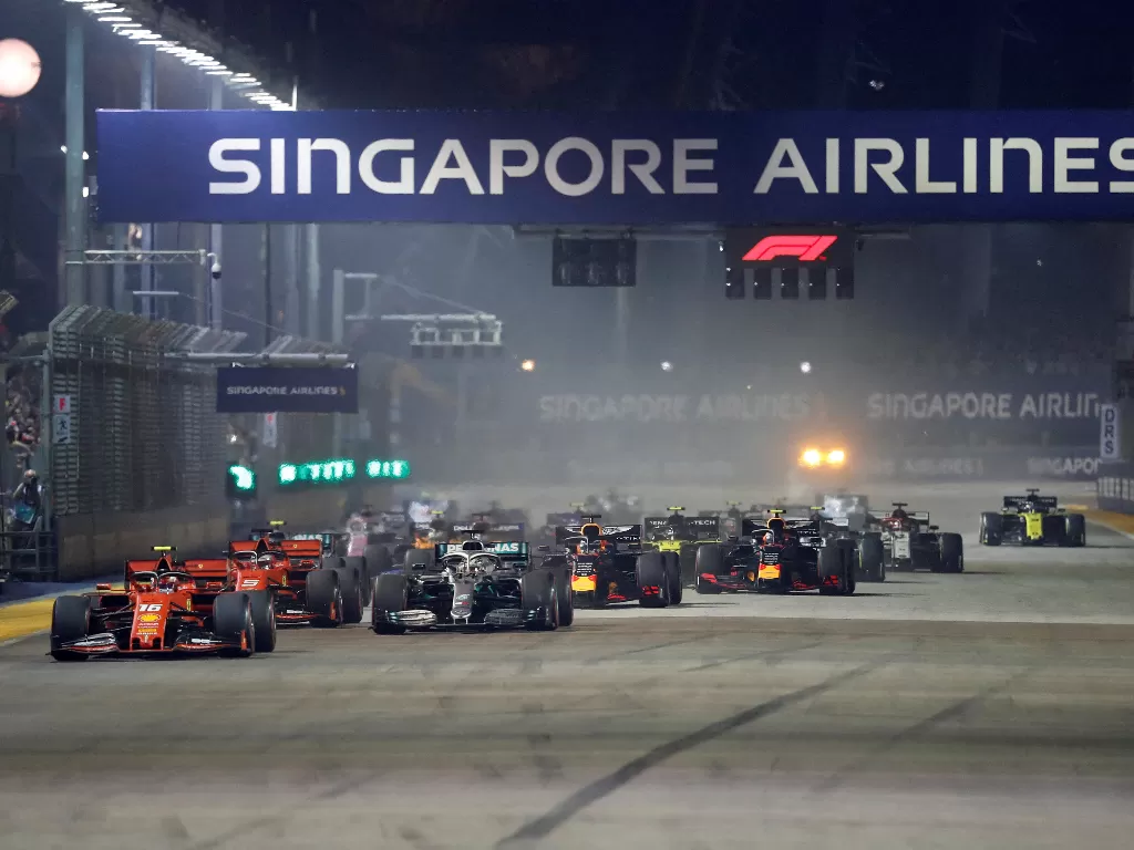 Ilustrasi balapan Formula 1. (REUTERS/Tim Chong)