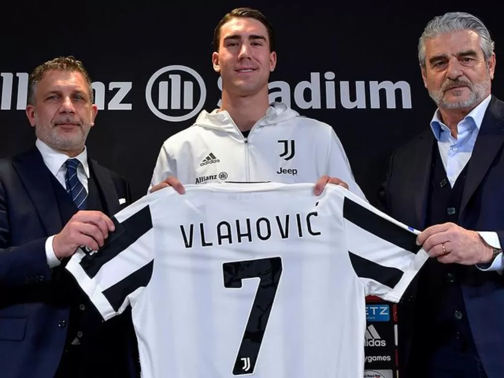 Dusan Vlahovic, penyerang anyar Juventus. (Instagram/@vlahovicdusan)