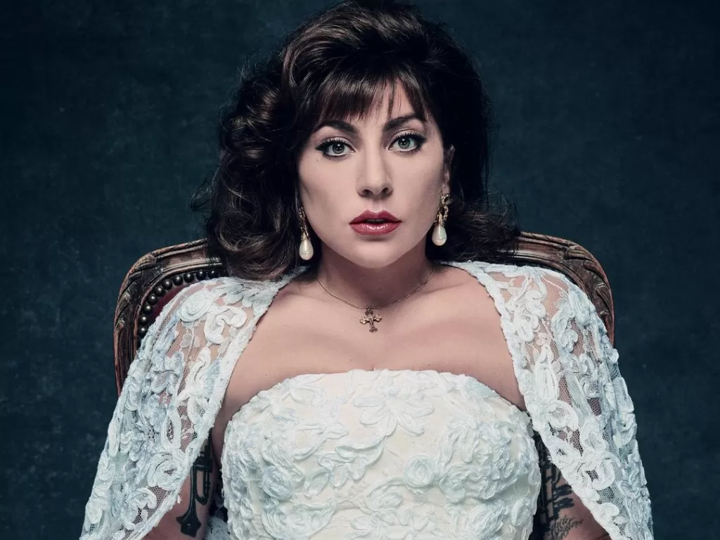 Penyanyi Lady Gaga dalam perannya sebagai Patrizia Reggiani di film House of Gucci (Instagram/ladygaga)