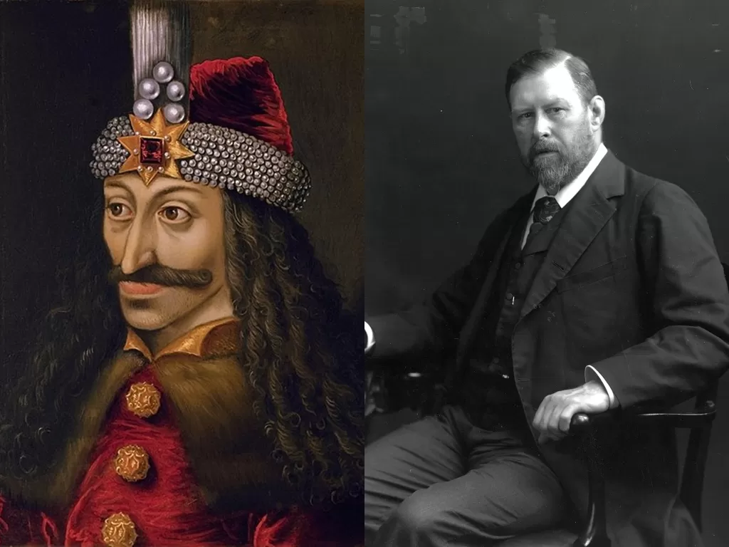 Kiri: Vlad III, Pangeran Wallachia. (Photo/Wikipedia) Kanan: Penulis buku fiksi 