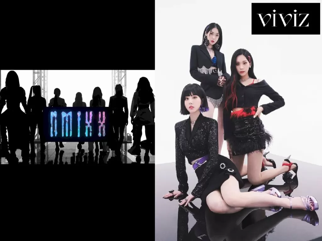 NMIXX. (Youtube/JYP Entertainment), VIVIZ (Instagram/@viviz_official).