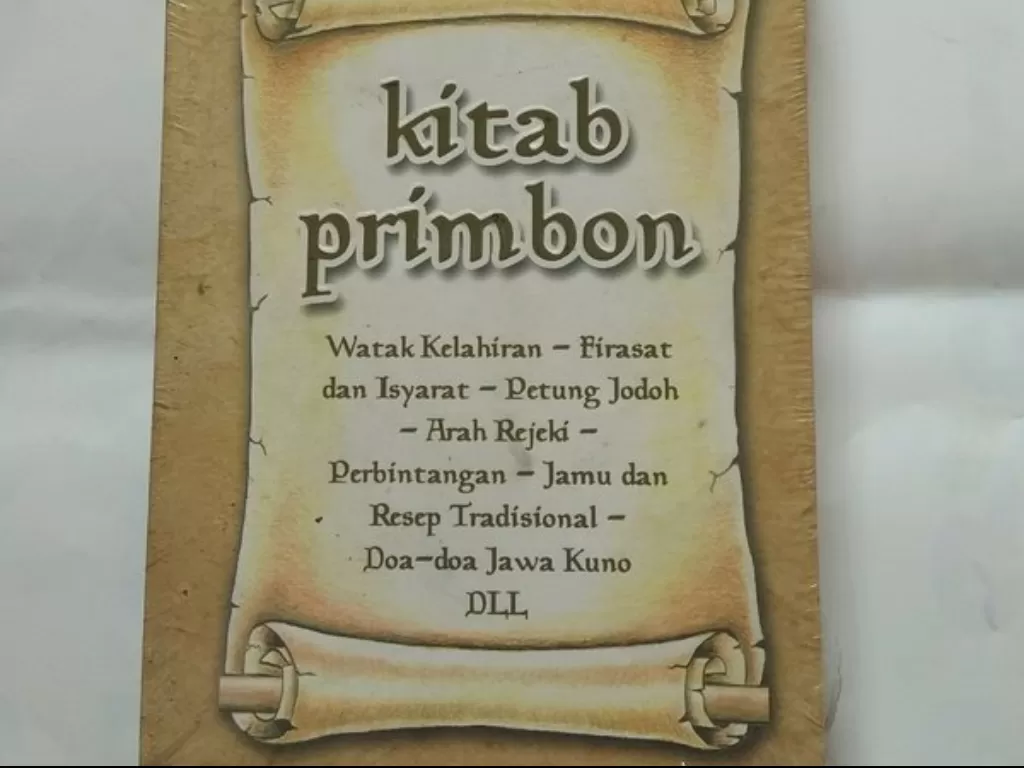 Ilustrasi kitab Primbon (Istimewa)