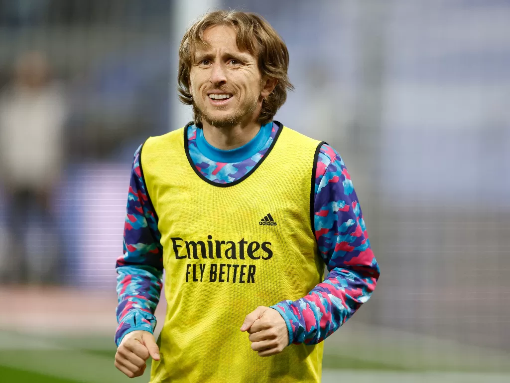 Gelandang Real Madrid, Luka Modric. (REUTERS/Juan Medina)