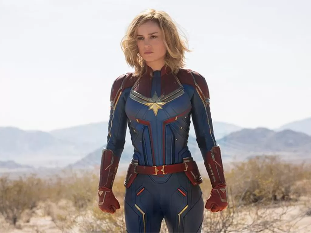 Carol Danvers sebagai Captain Marvel. (Marvel)