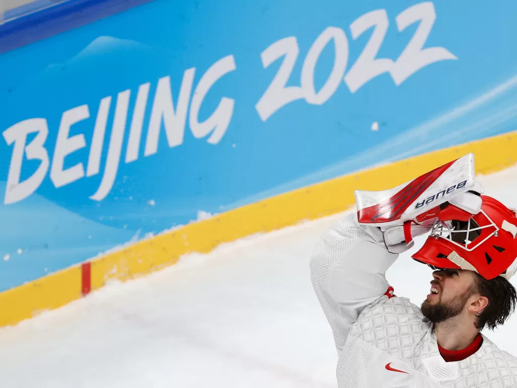 Suasana Olimpiade Beijing 2022. (REUTERS/David W Cerny)