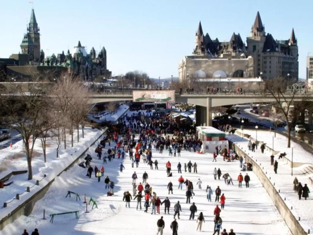 Winterlude 2022 di Kanada. (Foto/Antara)