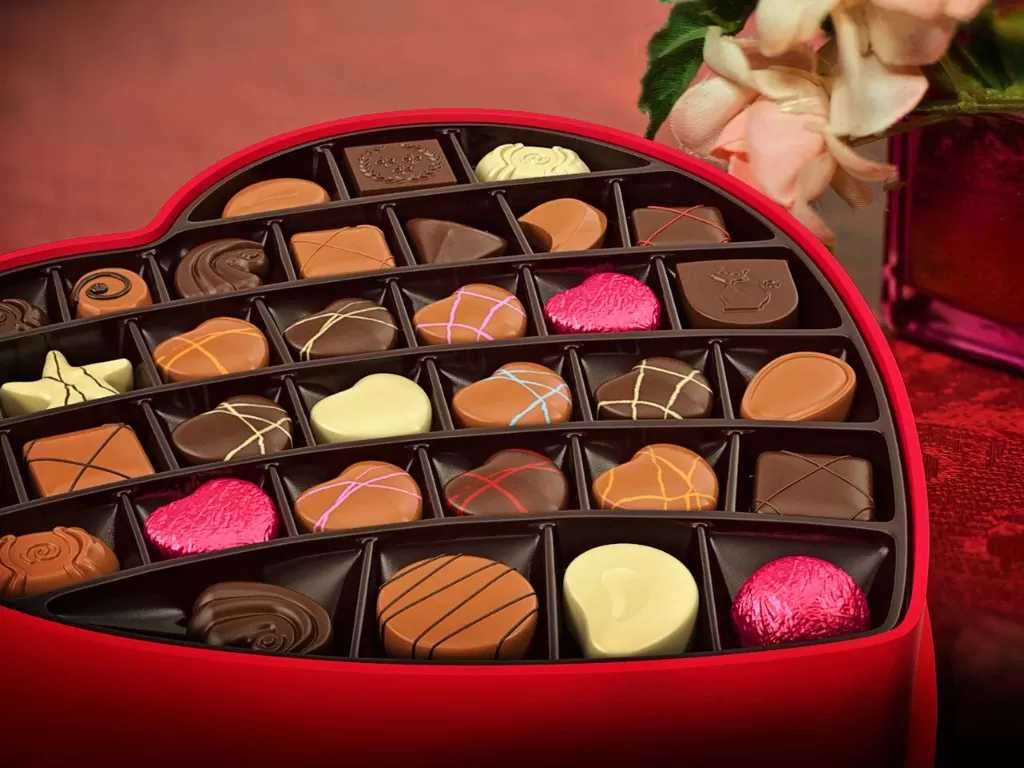 Ilustrasi cokelat Valentine (Pixabay)