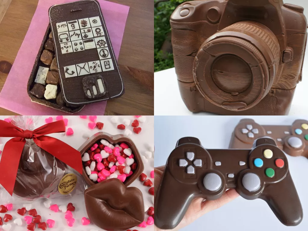 Cokelat berbentuk unik untuk Valentine. (Buzzfeed)