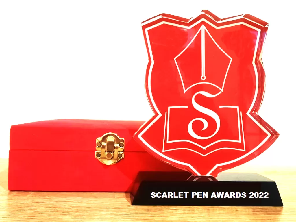 Ilustrasi penghargaan Scarlet Pen Awards 2022. (INDOZONE).