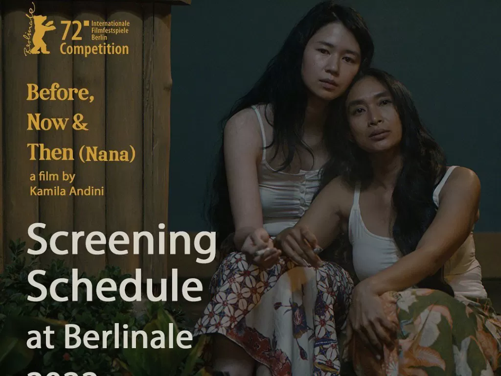 Poster penayangan perdana film Nana di Festival Film Berlin (Instagram/kamilandini)