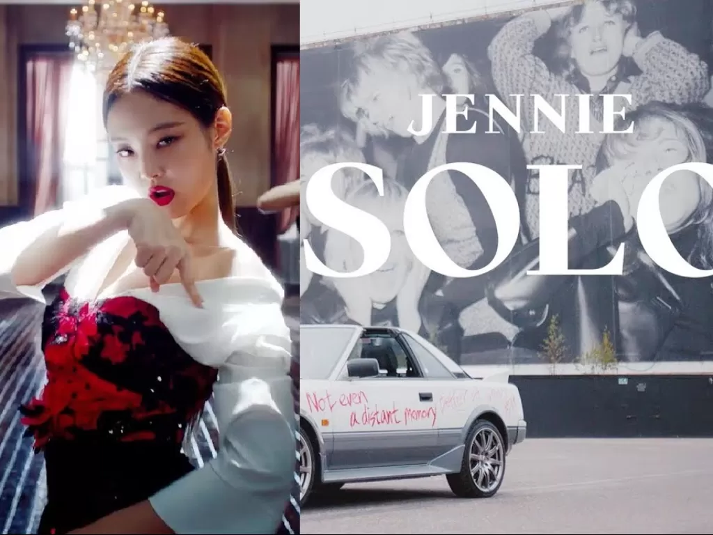 Jennie Blackpink dengan lagu Solo cocok buat jomblo di hari Valentine. (Youtube).