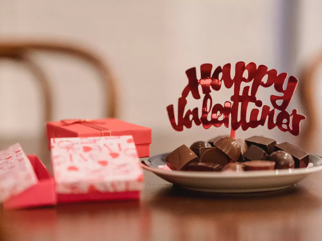 Cokelat di Hari Valentine. (Pexels/Andres Ayrton)