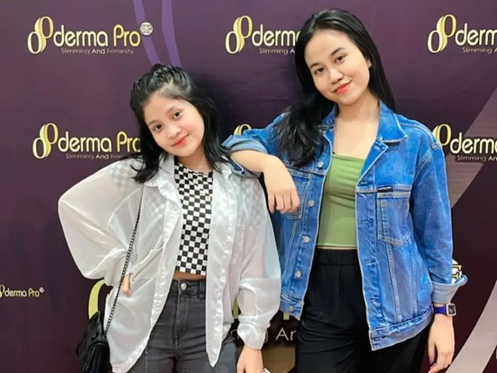 Adik Vanessa Angel, Mayang (kanan) menuai komentar pedas netizen setelah mengunggah nota pembayaran di sebuah klinik kecantikan. (Instagram/@mayyanglf)