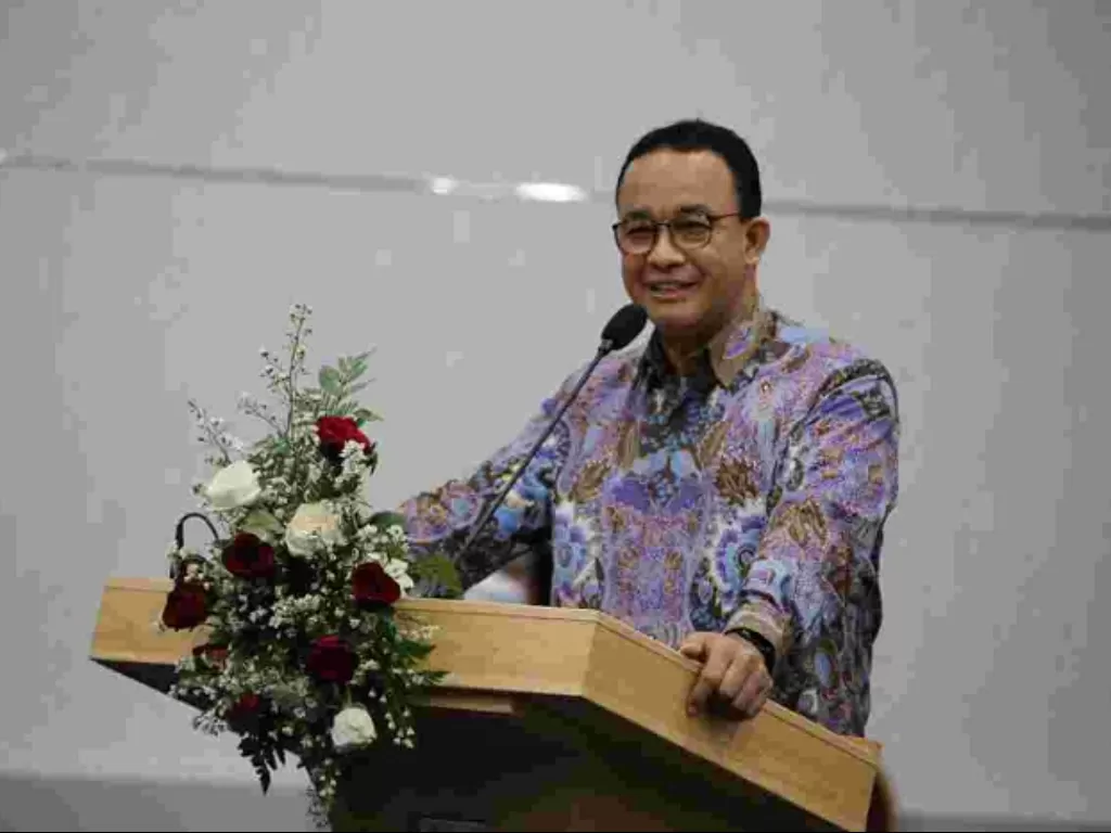 Gubernur DKI Jakarta Anies Baswedan. (ANTARA FOTO/Fakhri Hermansyah)