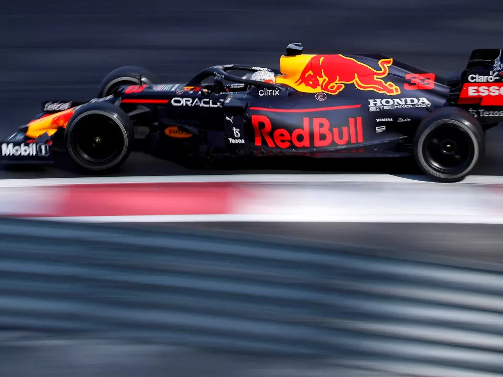Ilustrasi - Mobil tim Red Bull. (REUTERS/Hamad I Mohammed)