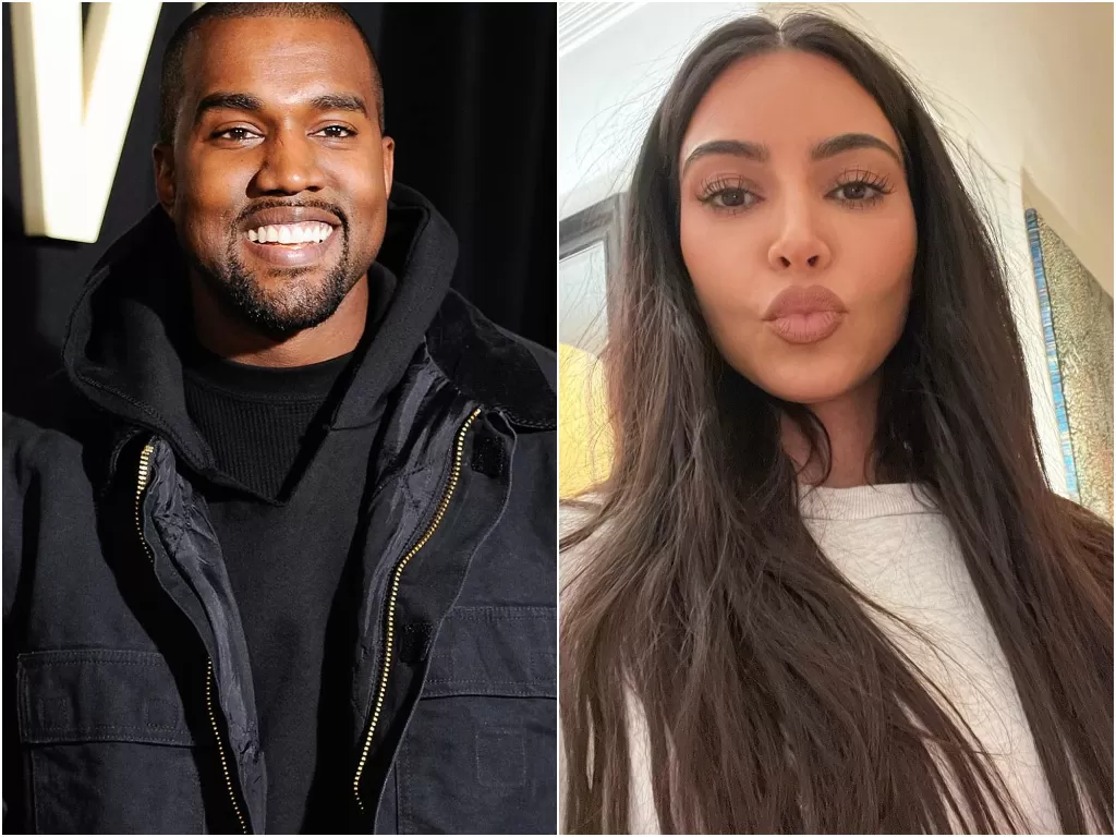 Kiri: Kanye West (Instagram/kanyethegoatwest) Kanan: Kim Kardashian (Instagram/kimkardashian)