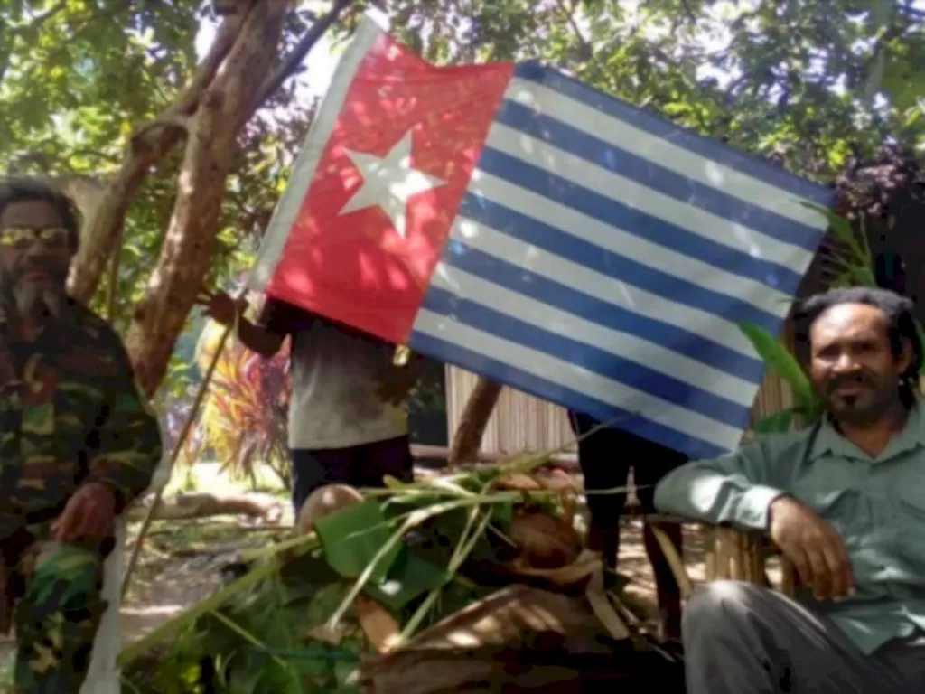 Ilustrasi bendera Bintang Kejora di Papua. (Dok. TPNPB OPM).