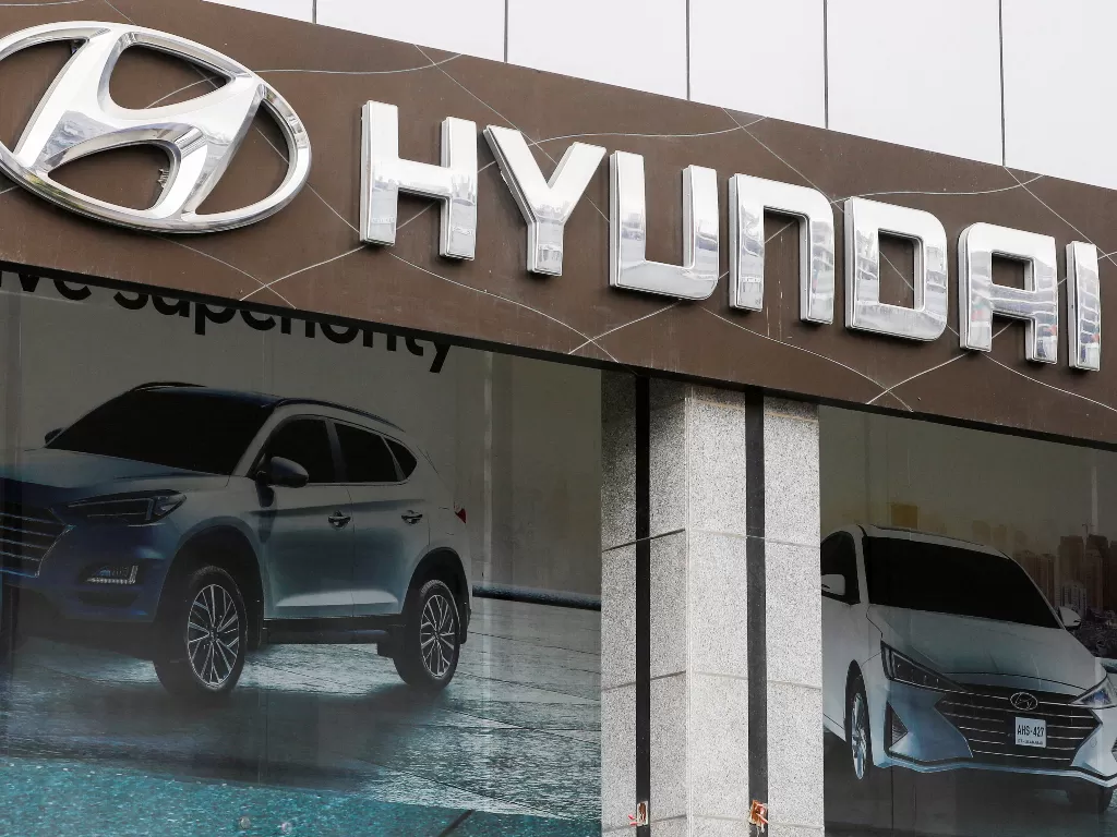 Hyundai tutup pabrik di China. (REUTERS/Akhtar Soomro)