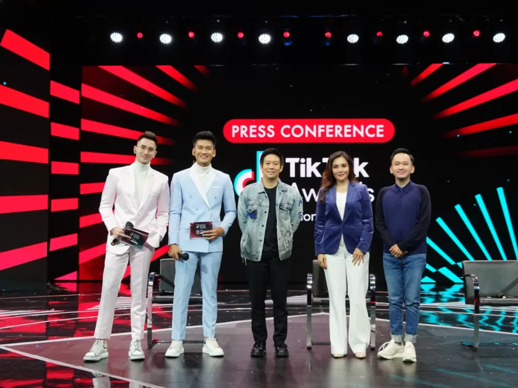 Konferensi pers pra-acara TikTok Awards Indonesia 2021. (TikTok Indonesia)