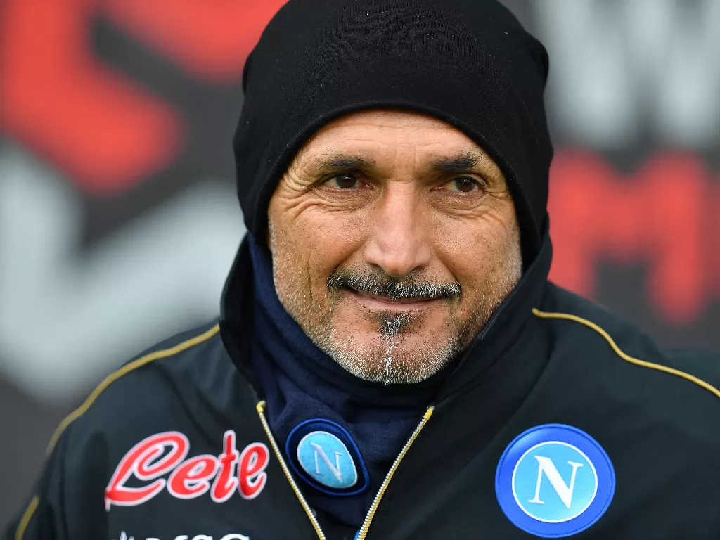 Pelatih Napoli, Luciano Spalletti. (REUTERS/Jennifer Lorenzini)