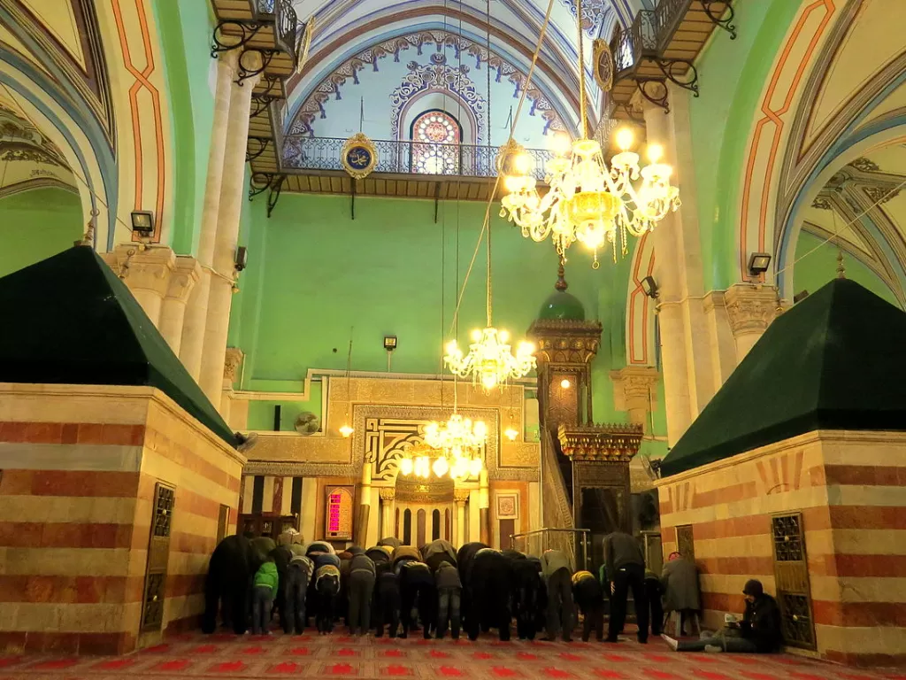 Masjid Ibrahimi bagian Muslim, Januari 2014. (Photo/Wikipedia)