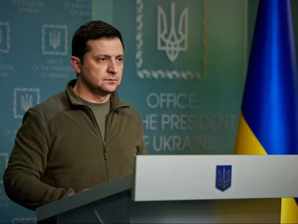 Presiden Ukraina Volodymyr Zelenskiy. (REUTERS/HO)
