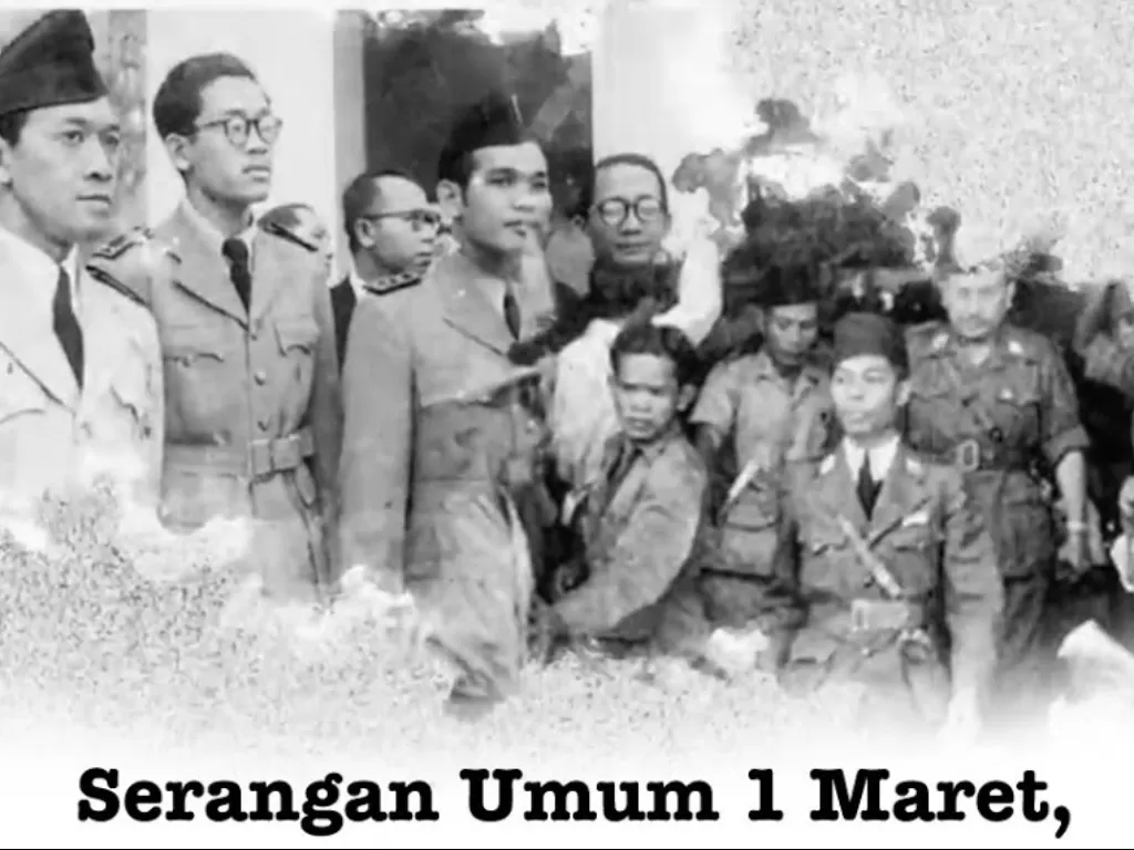 Ilustrasi serangan umum 1 Maret 1949 di Yogyakarta. (Youtube/Humas Jogja).