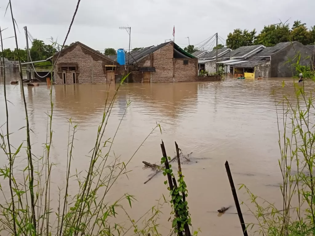 Sejumlah rumah warga terendam banjir di Kota Serang, Banten. (Dok. BPBD Kota Serang)