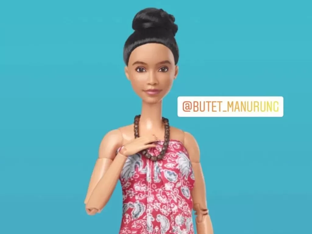 Butet Manurung jadi figur Barbie. (Instagram/@butet_manurung)