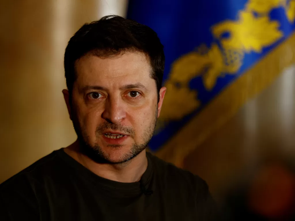 Presdien Ukraina Volodymyr Zelensky. (REUTERS/Umit Bektas)