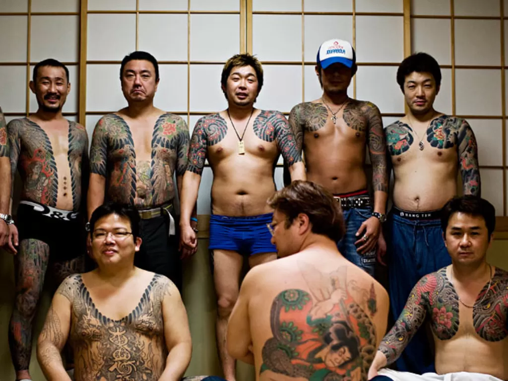 Tato yang digunakan para Yakuza. (Flickr.com)