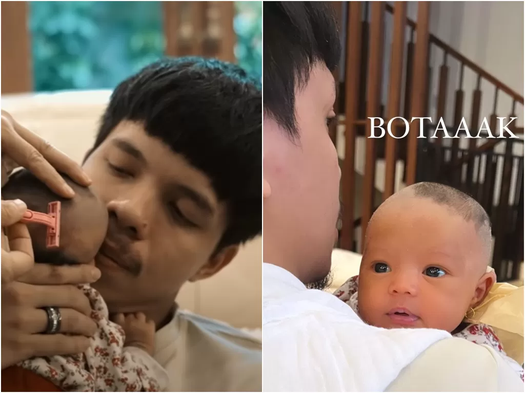 Atta Halilintar dan Baby Ameena. (YouTube/AH)