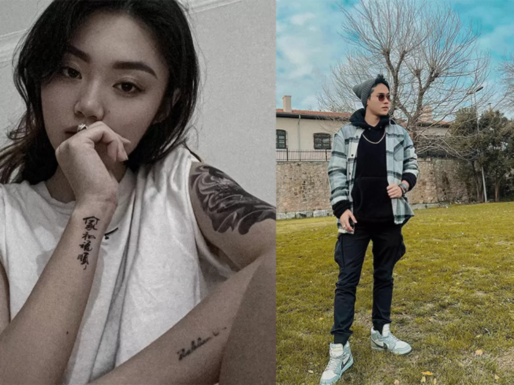Vanessa Khong (Instagram@vanessakhongg) dan Indra Kenz (Instagram@indrakenz)