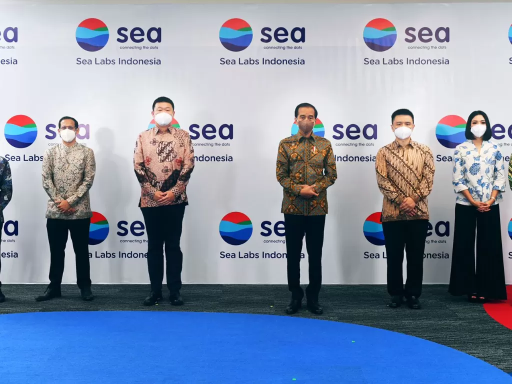 Presiden JokowI meresmikan Sea Labs Indonesia. (Istimewa)