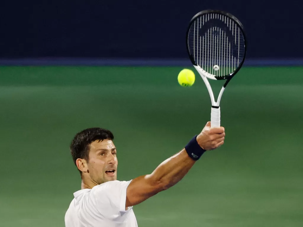 Petenis dunia, Novak Djokovic. (REUTERS/Suhaib Salem)