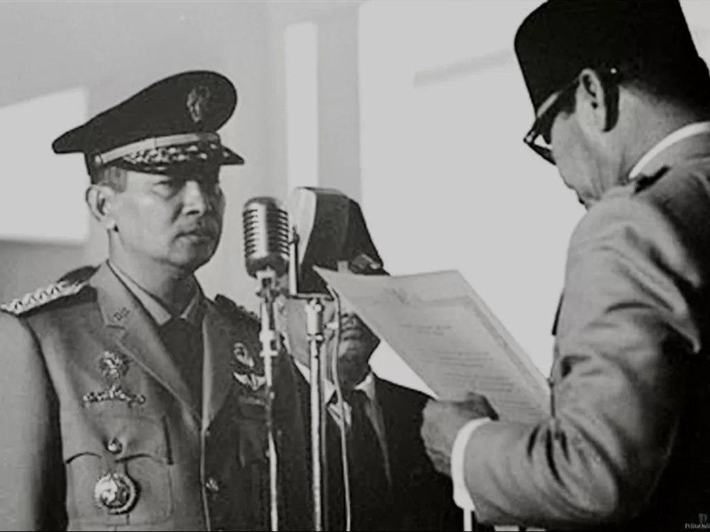 Surat Perintah 11 Maret, peralihan kekuasaan Soekarno kepada Soeharto. (Photo/Dok. Istimewa)
