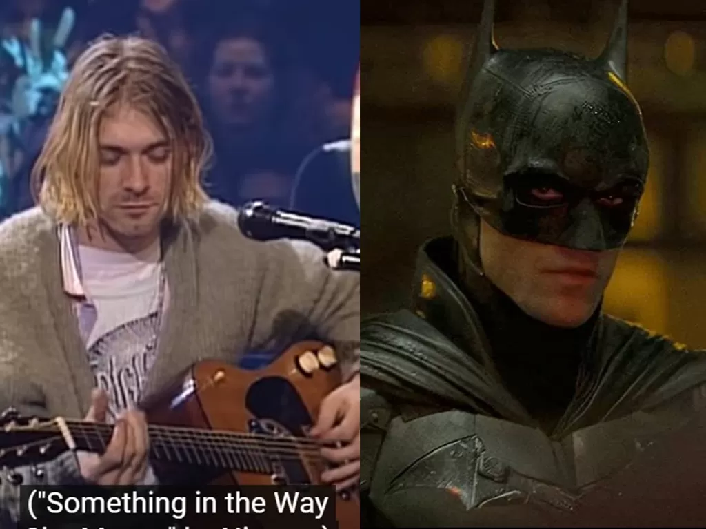 Vokalis Nirvana, Kurt Cobain saat menyanyikan Something in the Way pada 1993 (Istimewa)