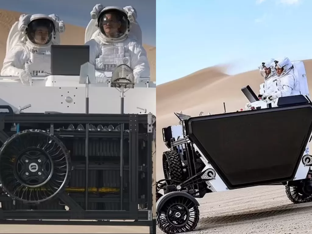 Buggy FLEX yang siap membawa astronot melintasi Bulan dan bahkan Mars (REUTERS)