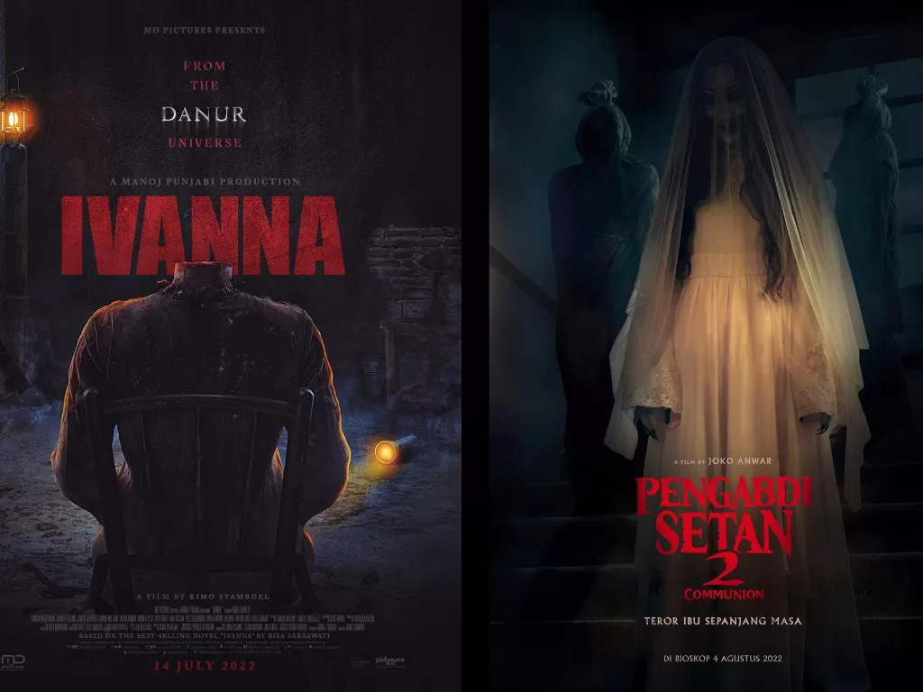 Film horor Indonesia terbaru 2022 (Instagram/@danurmovie/@jokoanwar)