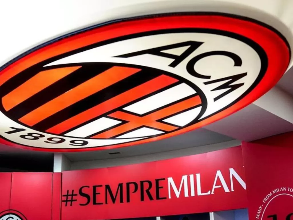 Logo AC Milan. (ANTARA/HO/Instagram@acmilan)