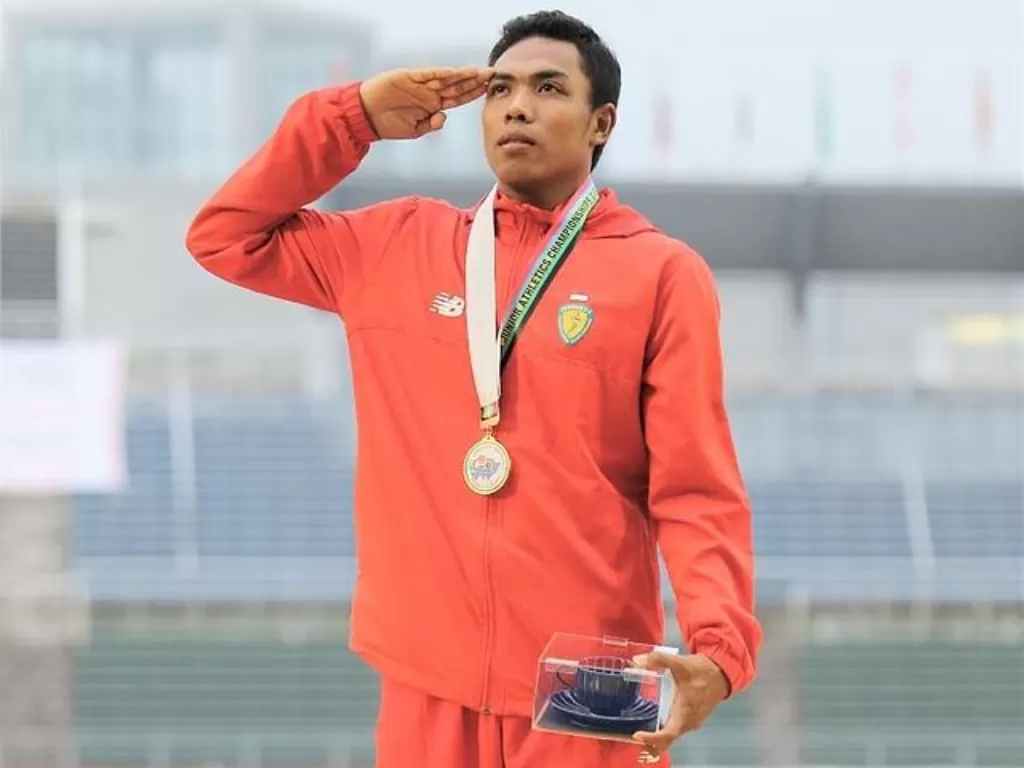 Lalu Muhammad Zohri, sprinter nasional asal Lombok, NTB. (Instagram/@pbpasiofficial)