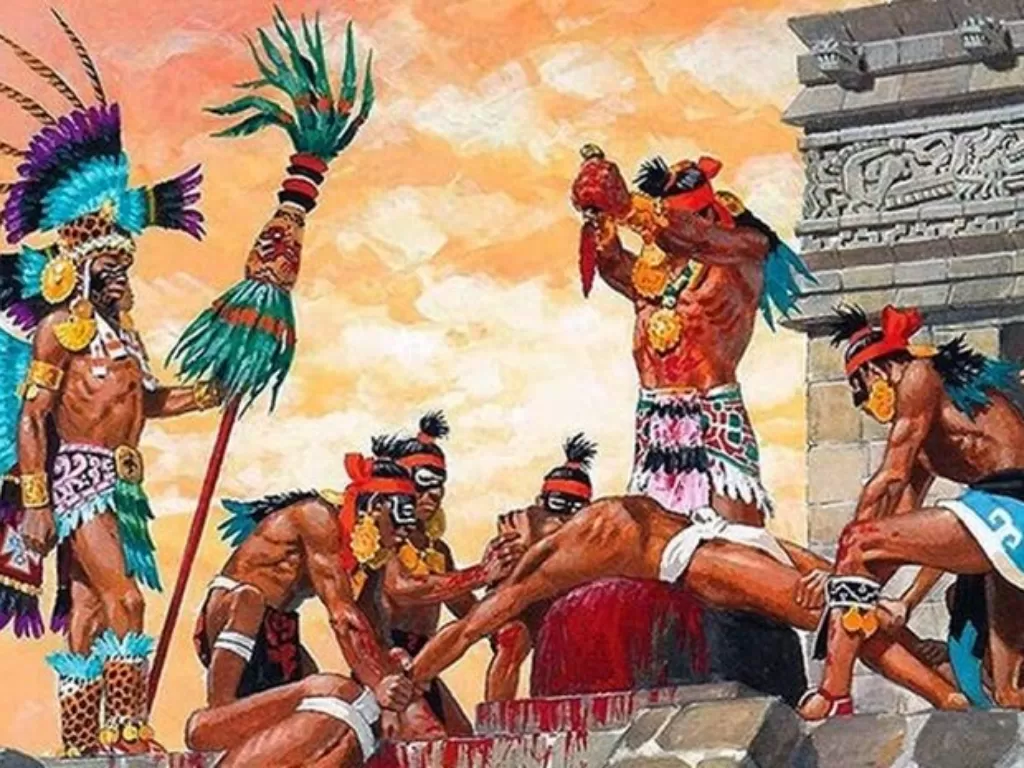 Ilustrasi suku Aztec. (Ancient Origins)